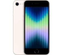 Купить - смартфон и мобильный телефон  Смартфон iPhone SE 64GB Starlight, Model A2783 (Grade B) Seller Refurbished (MMXG3)