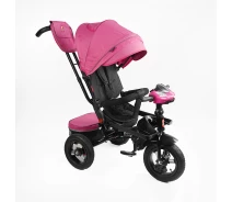Купить - велосипед и аксессуар  Велосипед Best Trike с родительской ручкой муз. панелью надувные колеса Розовый (6088 F–701-16)