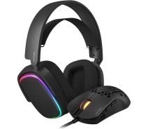 Купить - наушники  Комплект (наушники + мышь) Hator Phoenix 7.1 RGB + Stellar Pro (HTR-001) [102870]