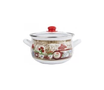 Купить - кастрюлю и казан  Кастрюля Gusto "Цветочный сад" 18 см 3,1 л (GT-T-118-FG)