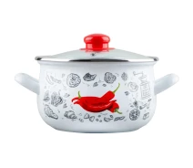 Купить - кастрюлю и казан  Каструля Gusto "Перчинка" Б 16 см 2,1 л (GT-T-116-WP)