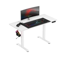 Купить - стол ПК  Компьютерный стол с электрической регулировкой HUZARO HERO 8.2 White