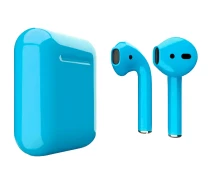 Купить - наушники  Наушники Apple AirPods 2 Light Blue Gloss (MV7N2) [115404]