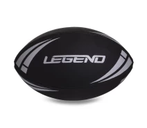 Купить - мячик  Мяч для регби LEGEND (PVC, р-р, №3, черный-белый) (R-3293)