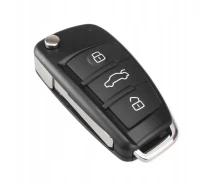 Купить - ключ зажигания  Выкидной корпус ключа на 3 кнопки Audi A3 8P/A4 B7/A6 C6/A8/TT/Q7/S6 4F0837220N