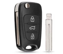 Купить - ключ зажигания  Корпус ключа на 3 кнопки KIA K2/K5/Rio/Picanto/Ceed/Cerato/Sportage/Hyundai I20/I30/IX35/I35/Elantra