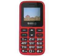 Купить - смартфон и мобильный телефон  Мобильный телефон Sigma (m18015) (Comfort 50 HIT2020 Red)