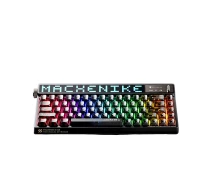 Купить - клавиатуру  Клавиатура Machenike KT68 Smart Screen с комбинированным подключением, RGB, экраном, Black Kailh Orange Switch