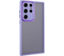Купить - чехол для смартфона  TPU+PC чехол Accent на Samsung Galaxy S23 Ultra (White / Purple) 1731116
