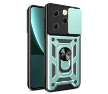 Купить - чехол для смартфона  Чехол Fiji Camera Defence для Tecno Spark 20 Pro (KJ6) бампер с защитой камеры и подставкой Green