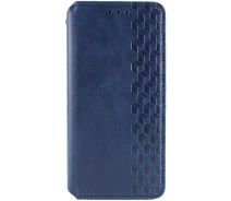 Купить - чехол для смартфона  Кожаный чехол книжка GETMAN Cubic (PU) на Xiaomi Redmi Note 13 Pro+ (Синий) 1683912