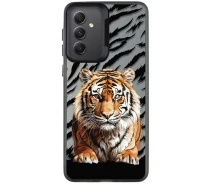 Купить - чехол для смартфона  TPU+PC чехол TakiTaki Magic glow на Samsung Galaxy A34 5G (Tiger on the ground / Black) 1677739