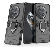 Купить - чехол для смартфона  Чехол Fiji Ring для OnePlus 12 бронированный бампер с кольцом подставкой черный