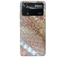 Купить - чехол для смартфона  Чехол Gold snake skin для Xiaomi Poco X4 Pro 1988255