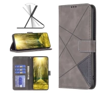 Купить - чехол для смартфона  Чехол-книжка BF Color Geometric для Motorola G32 Grey