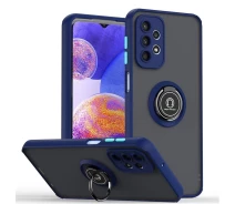 Купить - чехол для смартфона  Чехол Fiji Colorframe для Samsung Galaxy M13 4G (M135) матовый бампер с кольцом подставкой Dark Blue