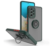 Купить - чехол для смартфона  Чехол Fiji Colorframe для Samsung Galaxy A73 5G (A736) матовый бампер с кольцом подставкой Green