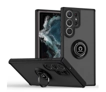 Купить - чехол для смартфона  Чехол Fiji Colorframe для Samsung Galaxy S23 Ultra (S918) матовый бампер с кольцом подставкой Black
