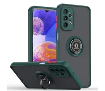 Купить - чехол для смартфона  Чехол Fiji Colorframe для Samsung Galaxy M13 4G (M135) матовый бампер с кольцом подставкой Green
