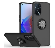 Купить - чехол для смартфона  Чехол Fiji Colorframe для Oppo A54s матовый бампер с кольцом подставкой Black