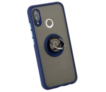 Купить - чехол для смартфона  Чехол Fiji Colorframe для Huawei P20 Lite / Nova 3E (ANE-AL00) матовый бампер с кольцом подставкой Dark Blue