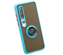 Купить - чехол для смартфона  Чехол Fiji Colorframe для Xiaomi Mi 10 Pro матовый бампер с кольцом подставкой Turquoise