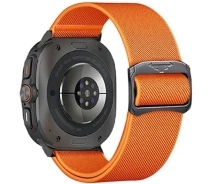 Купить - ремешок и браслет для часов  Ремешок Deexe Orbit Flex для Samsung Galaxy Watch Ultra (47mm) - Orange