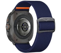 Купить - ремешок и браслет для часов  Ремешок Deexe Orbit Flex Samsung Galaxy Watch Ultra (47mm) - Dark Blue