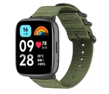 Купить - ремешок и браслет для часов  Нейлоновый ремешок Primo Traveller для часов Xiaomi Redmi Watch 3 Active - Army Green
