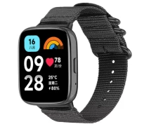 Купить - ремешок и браслет для часов  Нейлоновый ремешок Primo Traveller для часов Xiaomi Redmi Watch 3 Active - Black