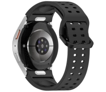Купить - ремешок и браслет для часов  Ремешок Deexe Sport Loop для Samsung Galaxy Watch 4/5/6/7/FE (40mm) - Black