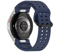 Купить - ремешок и браслет для часов  Ремешок Deexe Sport Loop для Samsung Galaxy Watch 4/5/6/7/FE (40mm) - Midnight Blue