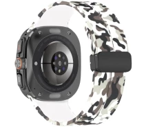 Купить - ремешок и браслет для часов  Ремешок Deexe Camouflage Pattern для Samsung Galaxy Watch Ultra (47mm) - White