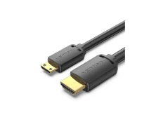 Купить - адаптер и кабель  Кабель мультимедийный HDMI to Micro HDMI 3.0m V2.0 4K 60Hz 18Gbps HDR Dolby Vention (AGHBI)