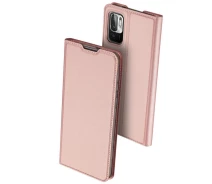 Купить - чехол для смартфона  Чехол-книжка Dux Ducis с карманом для Xiaomi Redmi Note 10 5G (Rose Gold) (1171921)