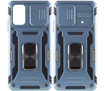 Купить - чехол для смартфона  Ударопрочный чехол Camshield Army Ring для Xiaomi Poco X4 Pro 5G (Голубой / Light Blue) (1378527)