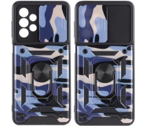 Купить - чехол для смартфона  Ударопрочный чехол Camshield Serge Ring Camo для Samsung Galaxy A13 4G (Фиолетовый / Army Purple) (1365086)