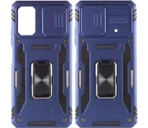 Купить - чехол для смартфона  Ударопрочный чехол Camshield Army Ring для Xiaomi Poco X4 Pro 5G (Синий / Navy) (1378531)