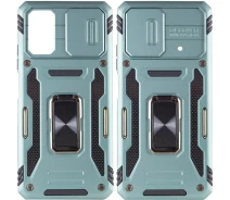 Купить - чехол для смартфона  Ударопрочный чехол Camshield Army Ring для Xiaomi Poco X4 Pro 5G (Зеленый / Light Green) (1378528)