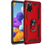 Купить - чехол для смартфона  Ударопрочный чехол Serge Ring for Magnet для Xiaomi Redmi K40 Pro (Красный) (100072392)