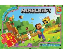 Купить - пазл  Пазлы ТМ "G-Toys" из серии "Minecraft" (Майнкрафт) 35 элементов MC788