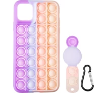 Купить - чехол для смартфона  Чехол Fiji Antistress для Apple iPhone 11 Pro силикон бампер Pop It Поп Ит Violet