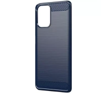 Купить - чехол для смартфона  Чехол Fiji Polished Carbon для Oppo A54s противоударный бампер синий
