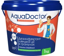Купить - химию для бассейнов  Aquadoctor C-60 1 кг (хлор-шок)