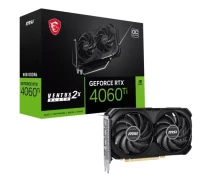 Купить - видеокарту  Видеокарта MSI GeForce RTX 4060 Ti Ventus Black 2X OC 8G GDDR6