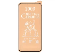 Купить - защитное стекло для смартфона  Защитное стекло-пленка Fiji Ceramic для Apple Iphone 11 матовое черный Full Glue 0,3 мм в упаковке