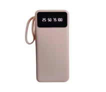 Купить - power bank  Power Bank 20000 mAh павербанк с экраном LVR 015 Pink (17552)