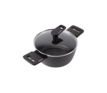 Купить - кастрюлю и казан  Кастрюля Bergner Copper, с крышкой 24 см (BG-30294-BK)