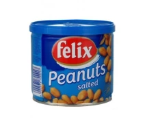 Купить - орех  Орехи FELIX Арахис соленый ж/б 120 г (5900571700017) (642799-01)