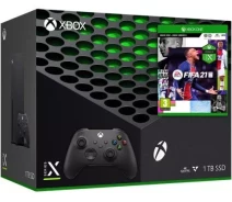 Купить - игровую консоль  Игровая консоль Microsoft Xbox Series X 1Tb + FIFA 21 + Wireless Controller with Bluetooth (Black)